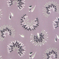 Printed Cotton ROAMI Lilac / Linden